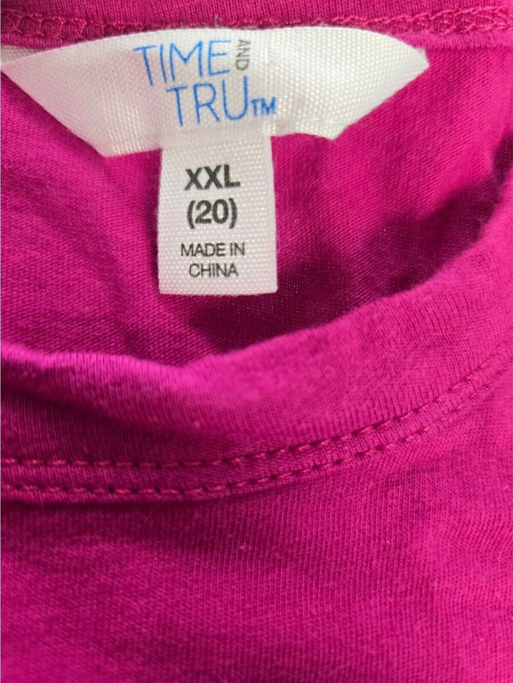 Magenta Short Sleeve Tiered Dress with Side pockets - Picture 7 of 9